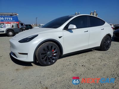 2021 TESLA MODEL Y 5YJYGDEF1MF219995 - główne zdjęcie licytacji z USA - miniatura