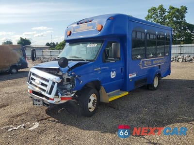 Drugie zdjęcie samochodu z przodu: 2015 FORD E350 SHUTTLE BUS VIN:1FDEE3FL1FDA27862 - miniatura
