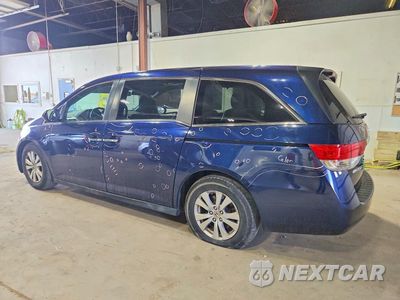 Drugie zdjęcie samochodu z przodu: 2015 HONDA ODYSSEY EXL VIN:5FNRL5H62FB029272 - miniatura