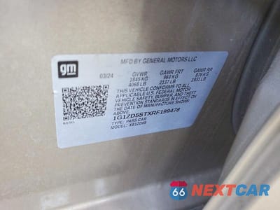 Zdjęcie 12 z 12 samochodu: 2024 CHEVROLET MALIBU LT VIN:1G1ZD5STXRF199478 - miniatura