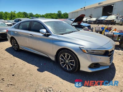 Czwarte zdjęcie samochodu z boku: 2022 HONDA ACCORD EXL VIN:1HGCV1F5XNA018192 - miniatura