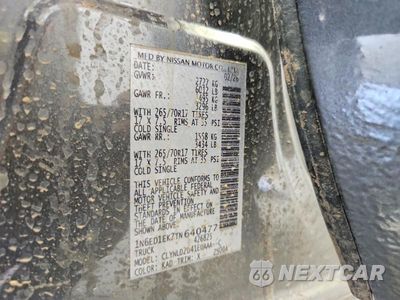 Zdjęcie 12 z 12 samochodu: 2026 NISSAN FRONTIER PRO-4X VIN:1N6ED1EK7TN640477 - miniatura