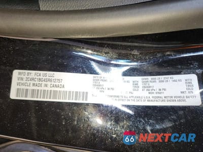 Zdjęcie 13 z 13 samochodu: 2025 CHRYSLER PACIFICA SELECT VIN:2C4RC1BG4SR612757 - miniatura