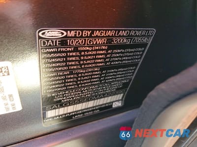 Zdjęcie 13 z 13 samochodu: 2021 LAND ROVER RANGE ROVER WESTMINSTER EDITION VIN:SALGS5SE0MA422390 - miniatura