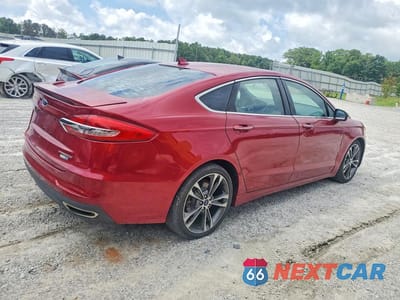 Trzecie zdjęcie samochodu z tyłu: 2019 FORD FUSION TITANIUM VIN:3FA6P0D92KR153180 - miniatura