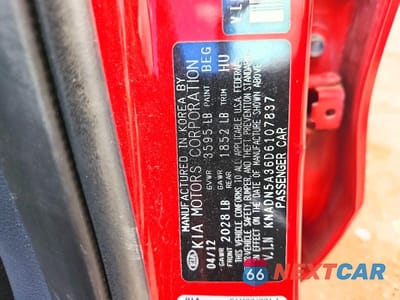 Zdjęcie 12 z 12 samochodu: 2013 KIA RIO 5-DOOR EX VIN:KNADN5A36D6107837 - miniatura