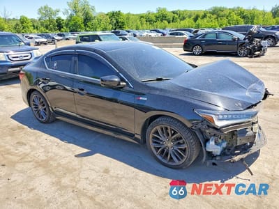 Czwarte zdjęcie samochodu z boku: 2019 ACURA ILX PREMIUM A-SPEC VIN:19UDE2F88KA008731 - miniatura