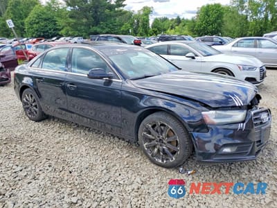 Czwarte zdjęcie samochodu z boku: 2013 AUDI A4 PREMIUM PLUS VIN:WAUFFAFL6DN014250 - miniatura