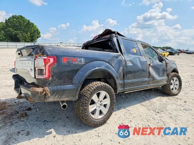 Trzecie zdjęcie samochodu z tyłu: 2015 FORD F150 SUPERCREW VIN:1FTEW1EG6FFC18871 - miniatura