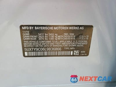 Zdjęcie 13 z 13 samochodu: 2020 BMW X3 XDRIVEM40I VIN:5UXTY9C06L9B36866 - miniatura