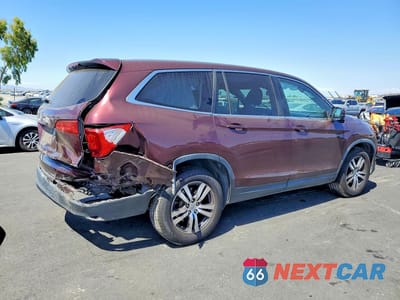 Trzecie zdjęcie samochodu z tyłu: 2017 HONDA PILOT EXLN VIN:5FNYF5H73HB013368 - miniatura
