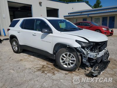 Czwarte zdjęcie samochodu z boku: 2023 CHEVROLET TRAVERSE LS VIN:1GNEVFKW6PJ101566 - miniatura
