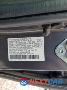 Zdjęcie 13 z 13 samochodu: 2025 HONDA ODYSSEY EXL VIN:5FNRL6H65SB074058 - miniatura
