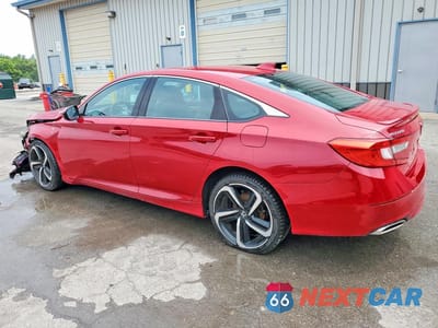 Drugie zdjęcie samochodu z przodu: 2020 HONDA ACCORD SPORT VIN:1HGCV1F3XLA059532 - miniatura