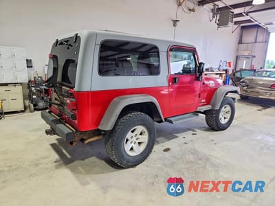 Trzecie zdjęcie samochodu z tyłu: 2005 JEEP WRANGLER / TJ UNLIMITED VIN:1J4FA44S55P353529 - miniatura