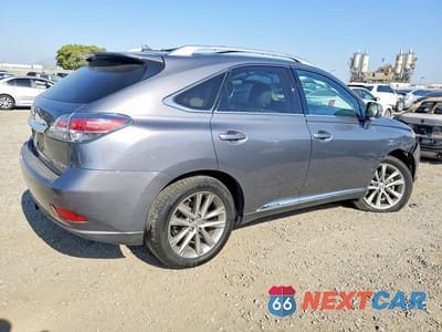 Trzecie zdjęcie samochodu z tyłu: 2013 LEXUS RX 450H VIN:JTJBC1BA4D2060821 - miniatura
