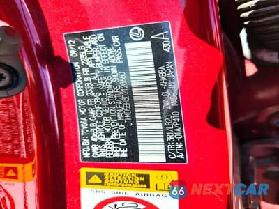 Zdjęcie 12 z 12 samochodu: 2013 LEXUS CT 200 VIN:JTHKD5BH3D2128660 - miniatura