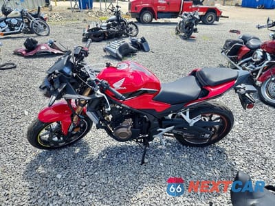 Trzecie zdjęcie samochodu z tyłu: 2023 HONDA CBR500 RA VIN:MLHPC6256P5400608 - miniatura