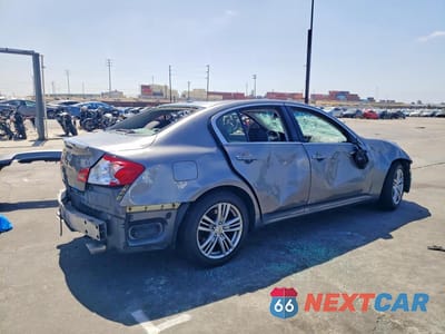 Trzecie zdjęcie samochodu z tyłu: 2011 INFINITI G25 SEDAN BASE VIN:JN1DV6AP9BM602816 - miniatura