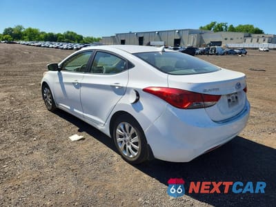 Drugie zdjęcie samochodu z przodu: 2012 HYUNDAI ELANTRA GLS VIN:5NPDH4AE6CH116158 - miniatura