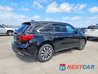 Trzecie zdjęcie samochodu z tyłu: 2015 ACURA MDX TECHNOLOGY VIN:5FRYD4H40FB026502 - miniatura