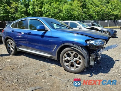 Czwarte zdjęcie samochodu z boku: 2022 BMW X4 XDRIVE30I VIN:5UX33DT07N9L96355 - miniatura
