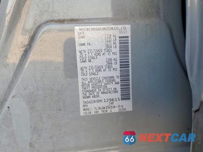 Zdjęcie 13 z 13 samochodu: 2023 NISSAN MURANO SV VIN:5N1AZ2BJ0PC129615 - miniatura