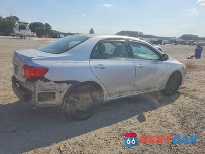 Trzecie zdjęcie samochodu z tyłu: 2009 TOYOTA COROLLA XLE VIN:1NXBU40E79Z099126 - miniatura