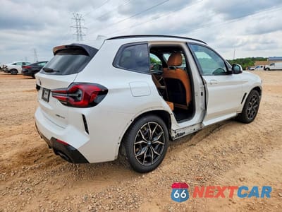 Trzecie zdjęcie samochodu z tyłu: 2022 BMW X3 SDRIVE30I VIN:5UX43DP08N9K41084 - miniatura