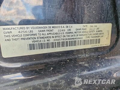 Zdjęcie 12 z 12 samochodu: 2006 VOLKSWAGEN JETTA TDI OPTION PACKAGE 1 VIN:3VWST81K86M845860 - miniatura