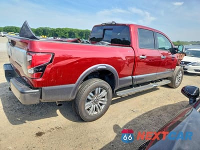 Trzecie zdjęcie samochodu z tyłu: 2024 NISSAN TITAN XD PLATINUM RESERVE VIN:1N6AA1FBXRN110809 - miniatura