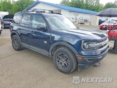 Czwarte zdjęcie samochodu z boku: 2021 FORD BRONCO SPORT BIG BEND VIN:3FMCR9B6XMRA58093 - miniatura