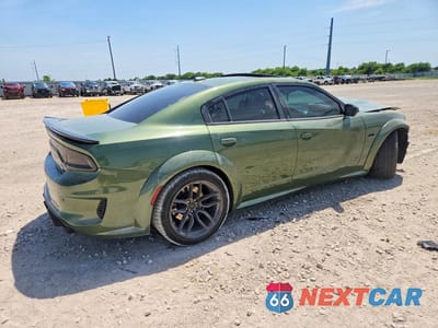Trzecie zdjęcie samochodu z tyłu: 2021 DODGE CHARGER SCAT PACK VIN:2C3CDXGJ6MH643919 - miniatura