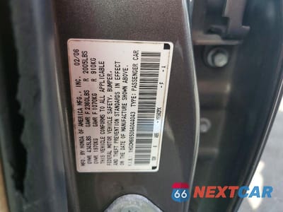 Zdjęcie 12 z 12 samochodu: 2006 HONDA ACCORD EX VIN:1HGCM66506A044043 - miniatura