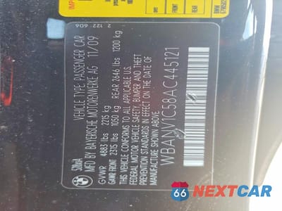 Zdjęcie 12 z 12 samochodu: 2010 BMW 528 XI VIN:WBANV1C58AC445121 - miniatura