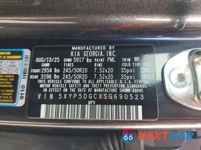 Zdjęcie 14 z 14 samochodu: 2025 KIA TELLURIDE SX-PRESTIGE X-LINE VIN:5XYP5DGCXSG690523 - miniatura