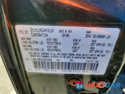 Zdjęcie 13 z 13 samochodu: 2003 JEEP LIBERTY SPORT VIN:1J4GL48K23W554865 - miniatura