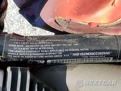 Zdjęcie 8 z 8 samochodu: 2012 HARLEY-DAVIDSON FLD SWITCHBACK VIN:1HD1GZM30CC302656 - miniatura