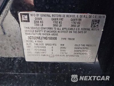 Zdjęcie 12 z 12 samochodu: 2017 GMC SIERRA K1500 SLT VIN:3GTU2NEJ7HG166906 - miniatura