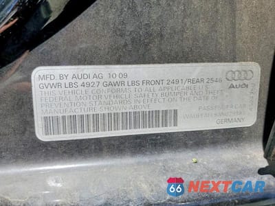 Zdjęcie 12 z 12 samochodu: 2010 AUDI A4 PREMIUM PLUS VIN:WAUFFAFL9AN029983 - miniatura