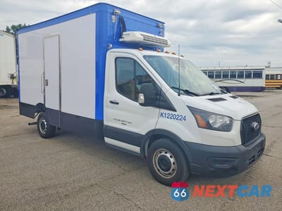 Czwarte zdjęcie samochodu z boku: 2023 FORD TRANSIT REFRIGERATED BOX TRUCK VIN:1FDBW5ZG3PKA11248 - miniatura