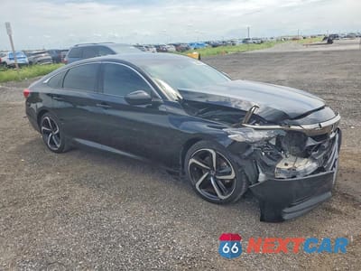 Czwarte zdjęcie samochodu z boku: 2020 HONDA ACCORD SPORT VIN:1HGCV1F34LA028454 - miniatura