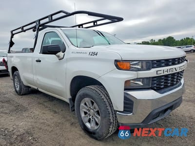 Czwarte zdjęcie samochodu z boku: 2021 CHEVROLET SILVERADO C1500 VIN:3GCNWAEF2MG472175 - miniatura