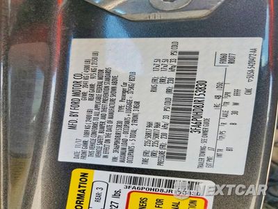 Zdjęcie 12 z 12 samochodu: 2018 FORD FUSION SE VIN:3FA6P0HD8JR153830 - miniatura