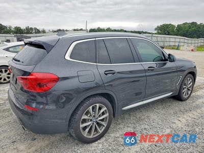 Trzecie zdjęcie samochodu z tyłu: 2019 BMW X3 SDRIVE30I VIN:5UXTR7C58KLE98986 - miniatura