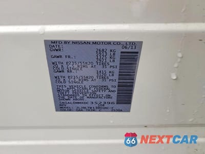 Zdjęcie 13 z 13 samochodu: 2013 INFINITI JX35 BASE VIN:5N1AL0MMXDC352396 - miniatura