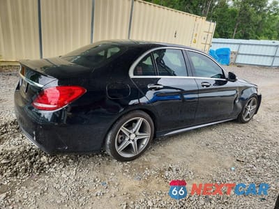 Trzecie zdjęcie samochodu z tyłu: 2015 MERCEDES-BENZ C 300 VIN:55SWF4JB1FU071684 - miniatura