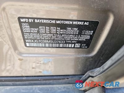 Zdjęcie 14 z 14 samochodu: 2021 BMW X1 SDRIVE28I VIN:WBXJG7C08M5U37633 - miniatura