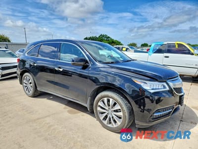 Czwarte zdjęcie samochodu z boku: 2015 ACURA MDX TECHNOLOGY VIN:5FRYD4H40FB026502 - miniatura