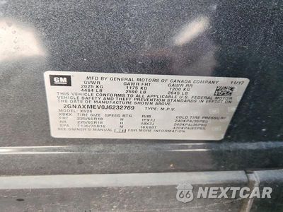 Zdjęcie 13 z 13 samochodu: 2018 CHEVROLET EQUINOX PREMIER VIN:2GNAXMEV0J6232769 - miniatura